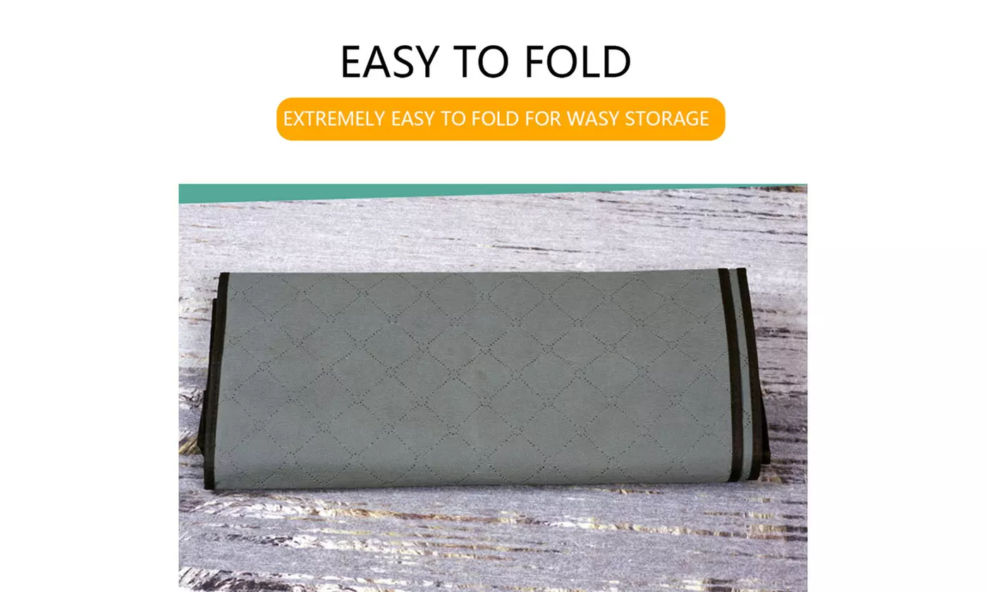 Two Pieces Zippered Underbed Clothes Storage Bag