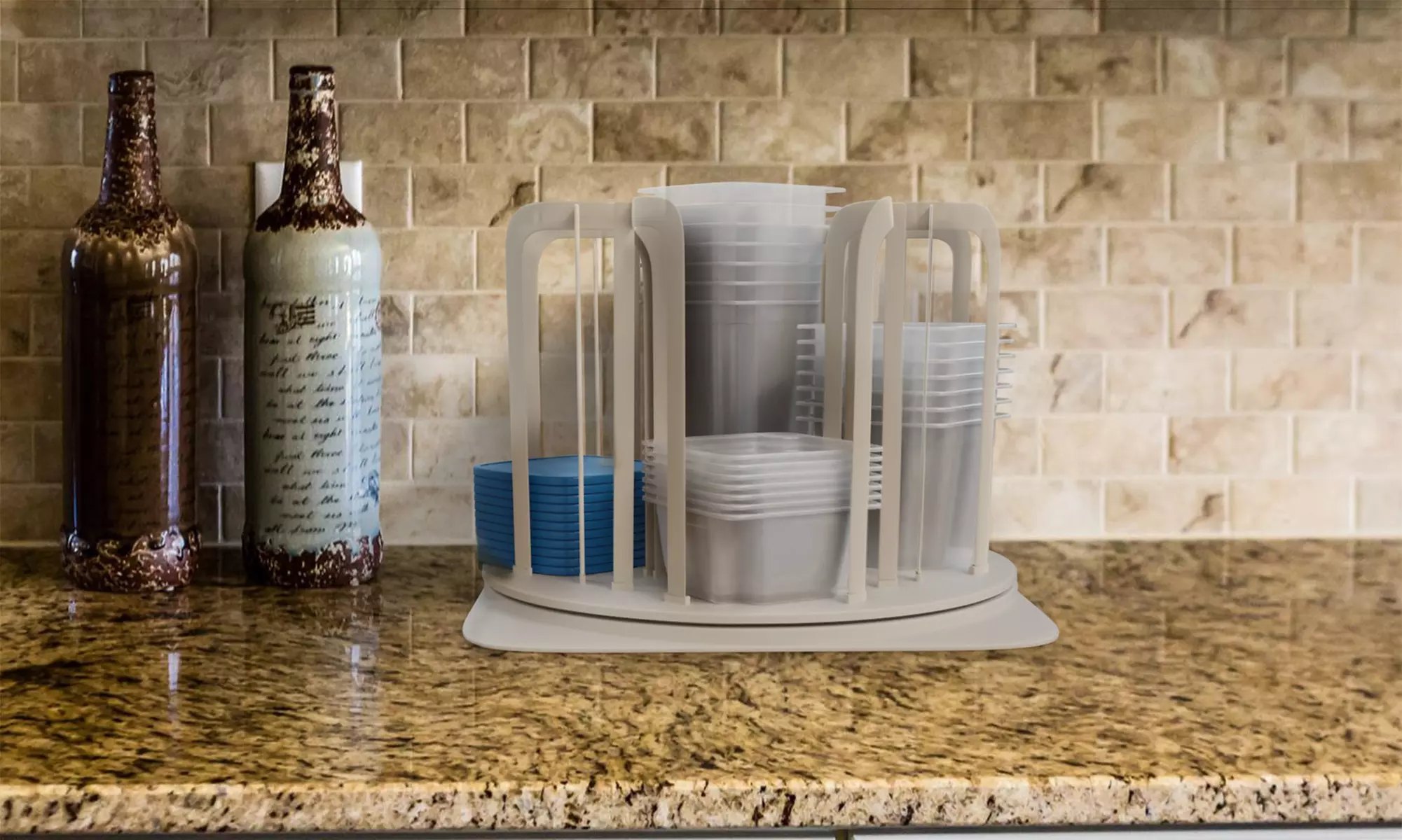 Chef Buddy Swirl Around 49 PC Food Storage Organizer - Second Medium