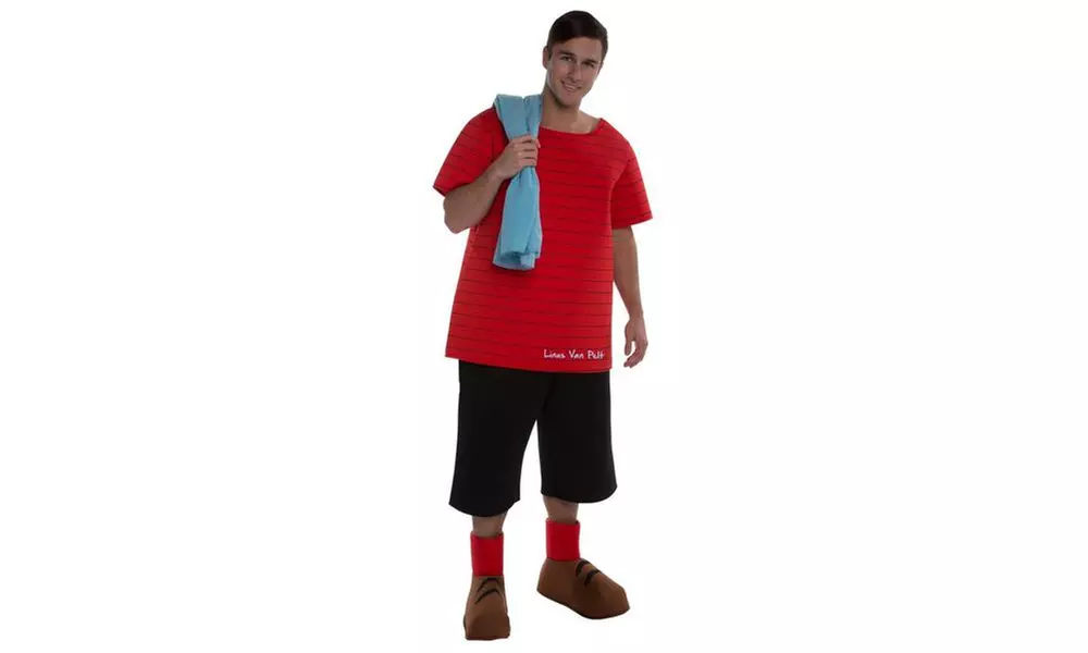 Peanuts Linus Deluxe Adult Costume - Primary Image