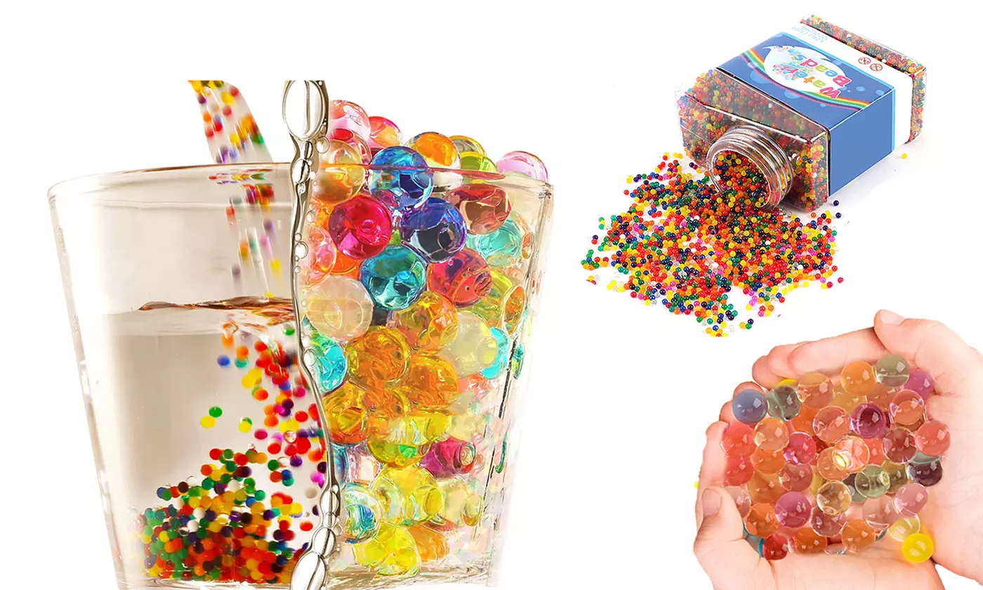 22000 Pieces Rainbow Mix Jelly Water Growing Beads for Plants