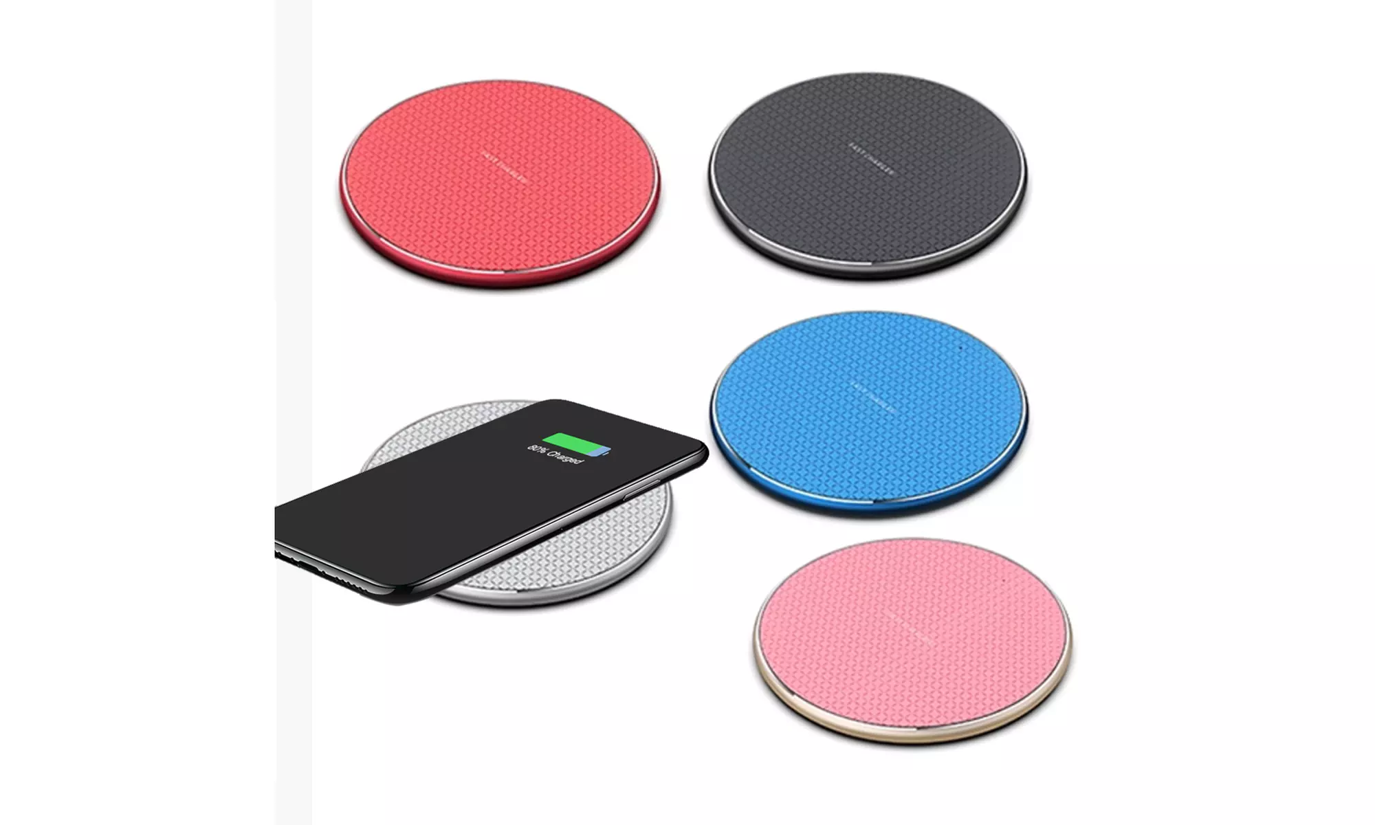 Zummy 10W USB Charging Pad Aluminum Alloy Phone Wireless Charger - Primary Image