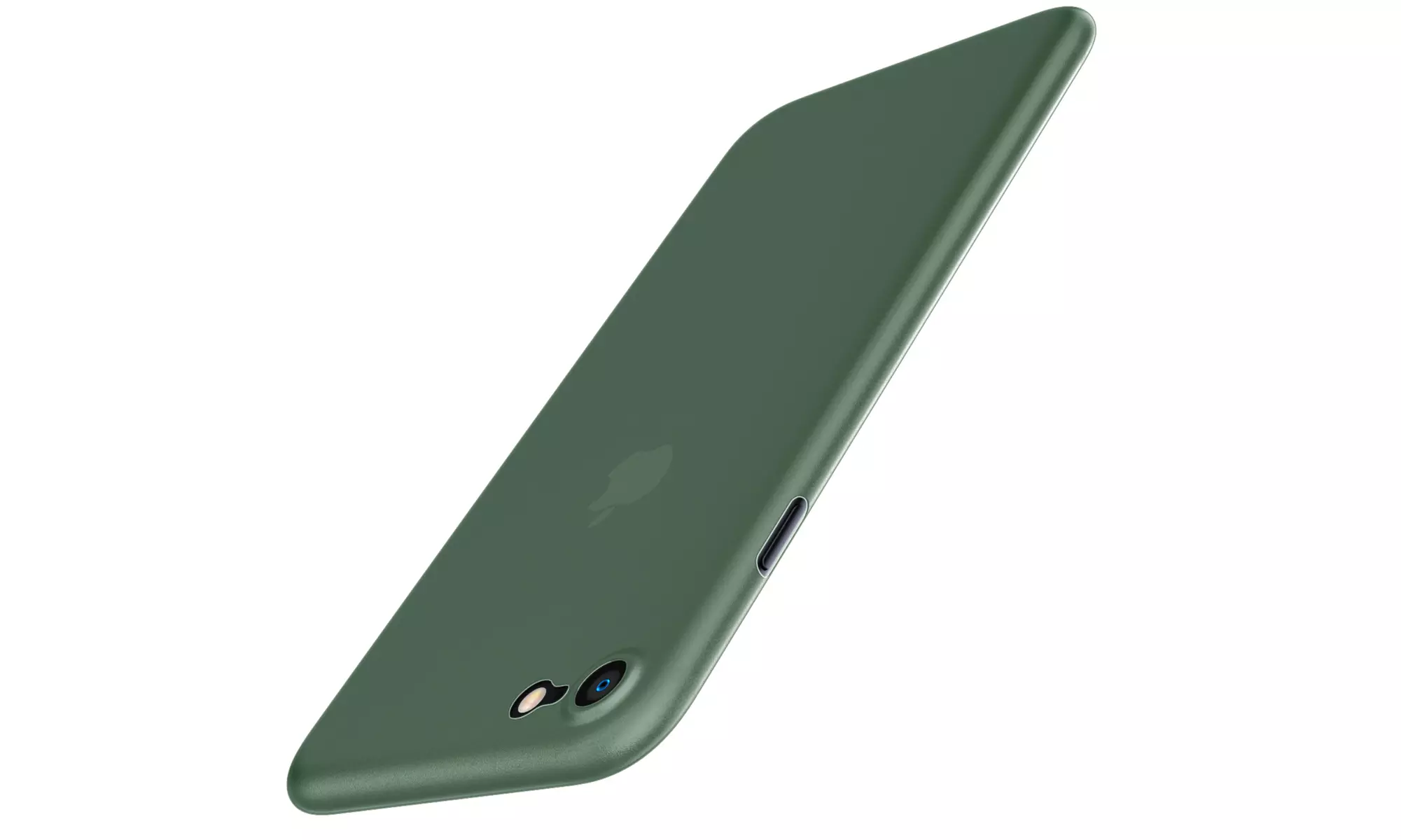 Ultra Slim Matte Hard Case for iPhone 8/7/SE 3/2, Camera Lens Cover Protection