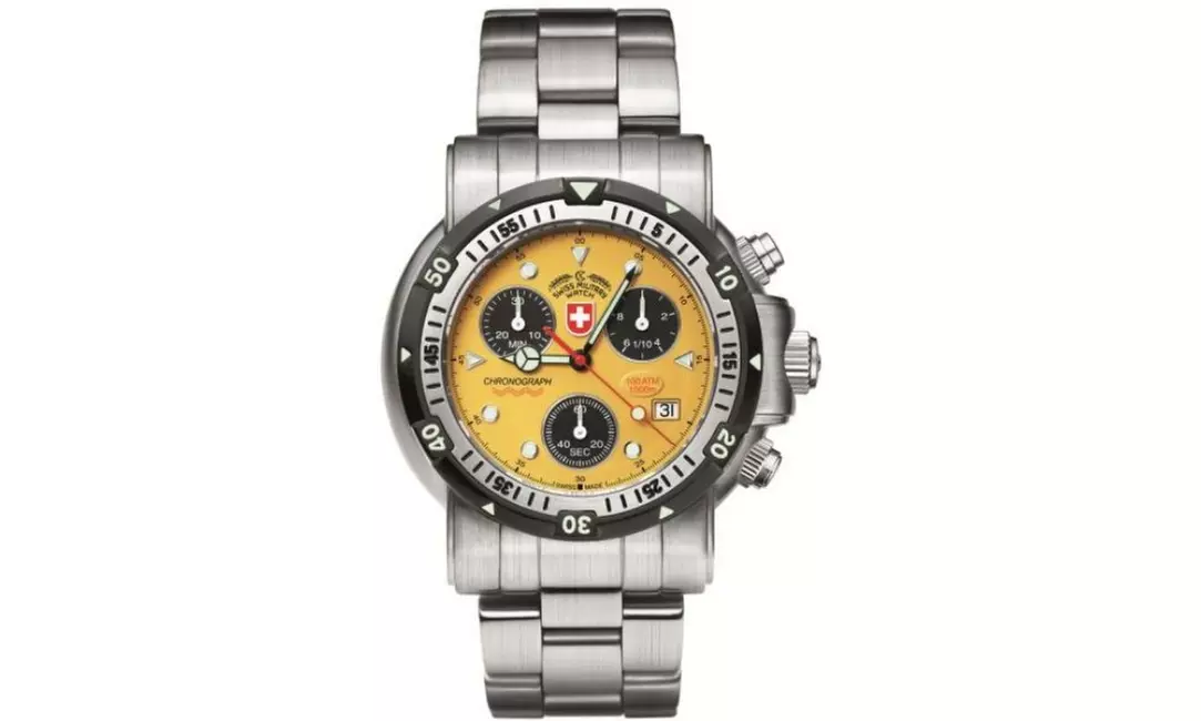 CX Swiss Military Watch 1728 Sea Wolf 1 - Yellow - Primary Image