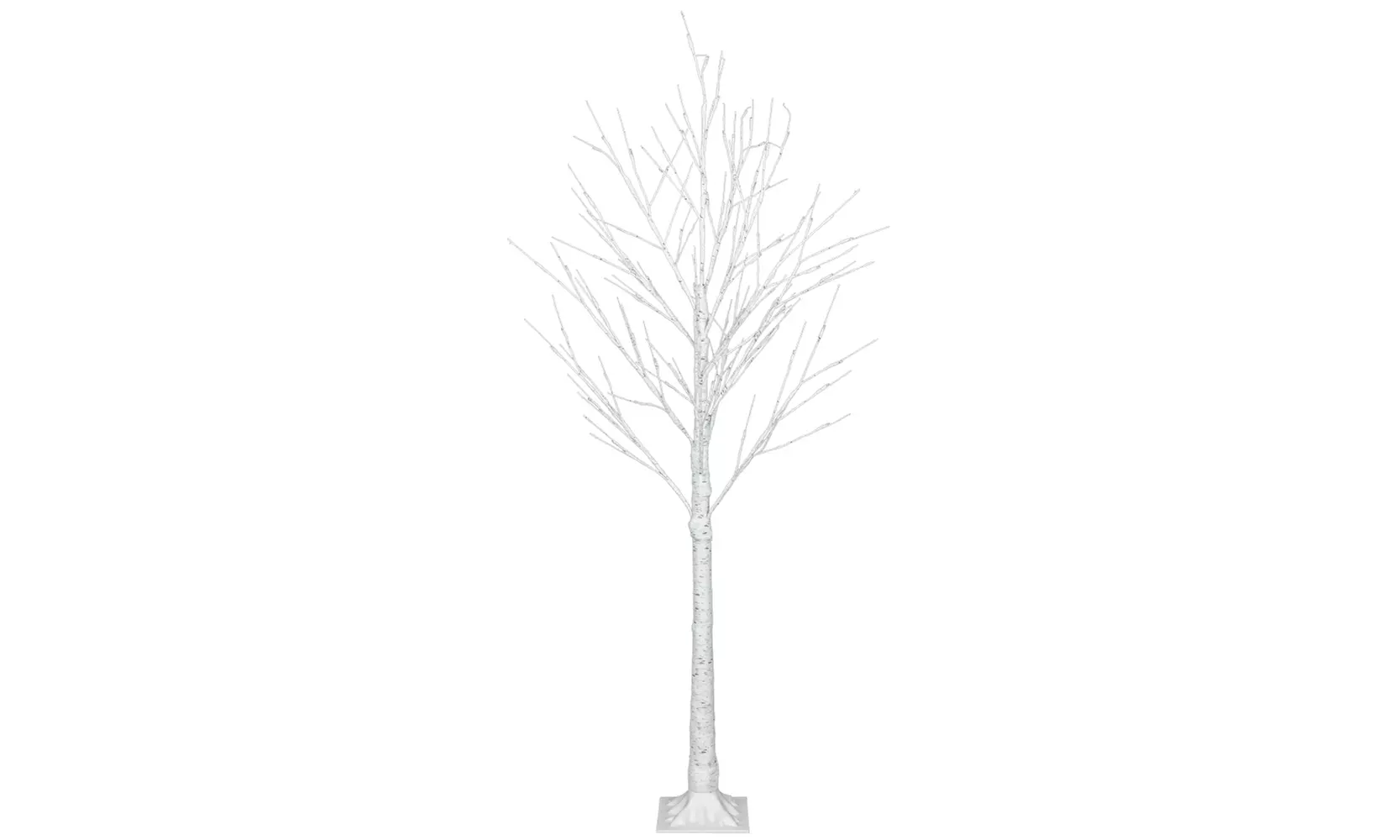 4ft 6ft Birch Tree Artifical Christmas Tree with LED Lights