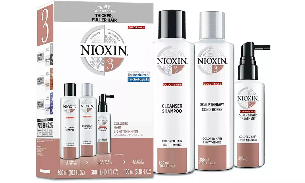 Nioxin Cleanser Shampoo, Scalp Therapy Conditioner 33.8 Oz  - Second Medium