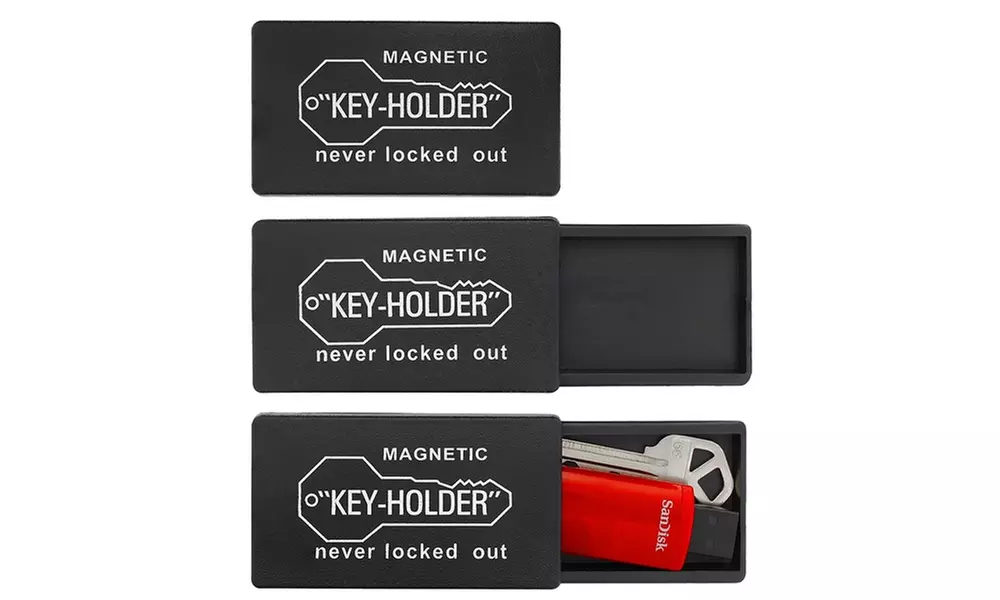 6-Pieces 3 Inch Plastic Hide-A-Key, Lock Box, Key-Holder - Primary Image