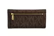 Michael Kors Jet Set Checkbook Wallet in Brown - Second Medium