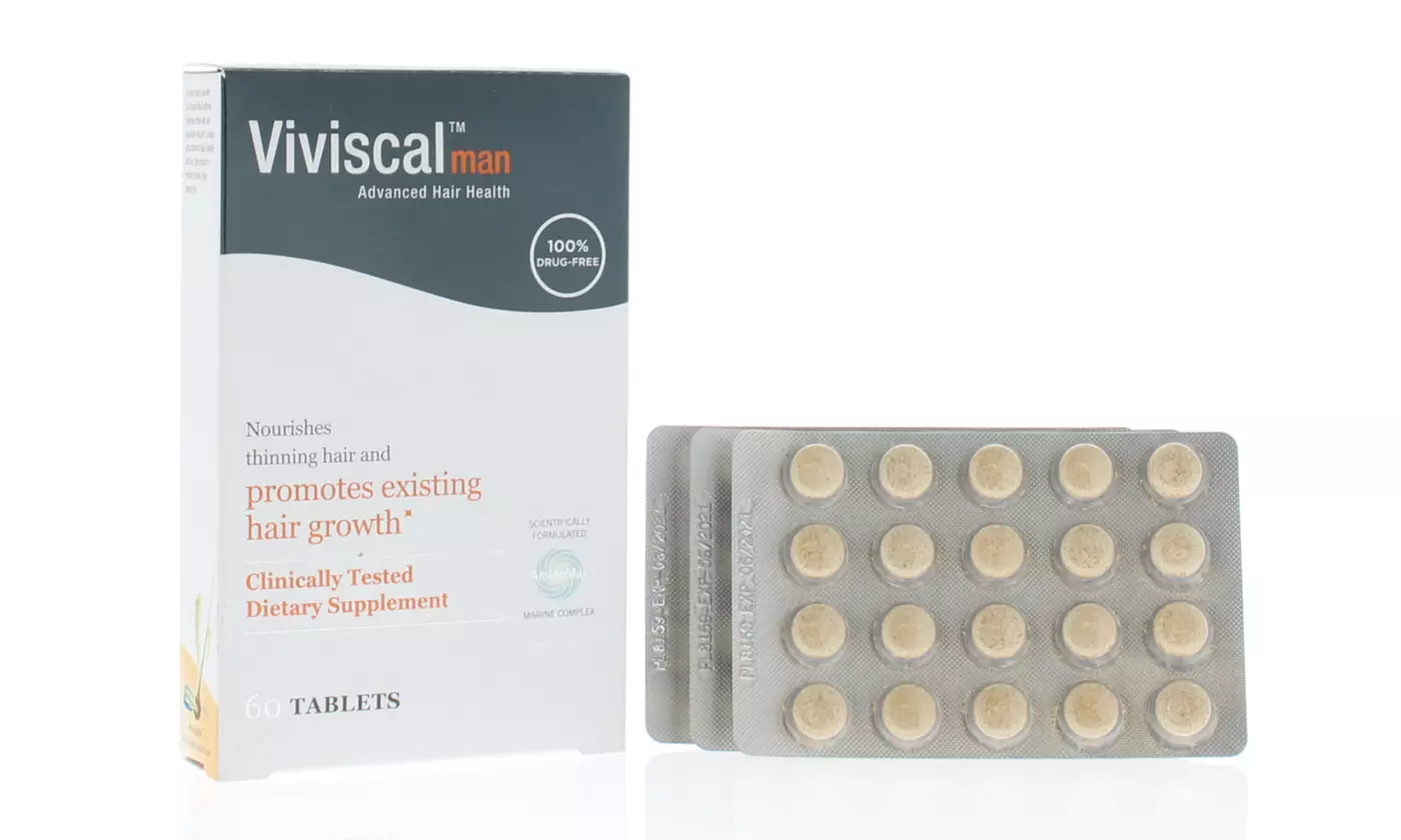 Viviscal Advanced Hair Health Supplement For Men or Women (60 or 180 Tablets) - Primary Image