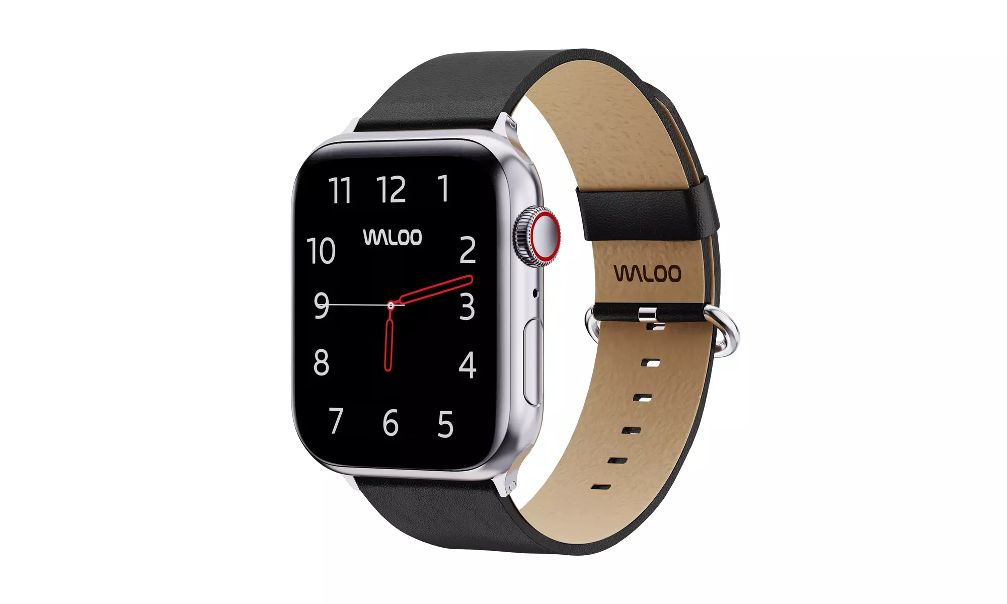 Waloo Leather & Metal Replacement Bands for Apple Watch - All Series