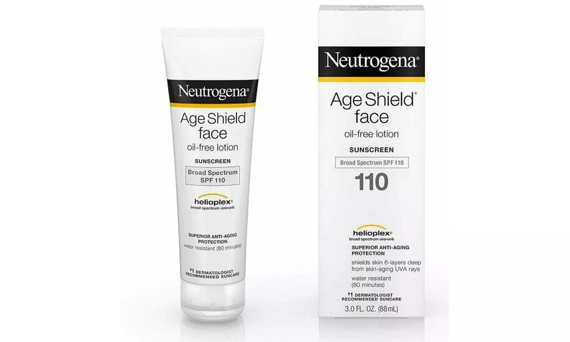 New High Quality Neutrogena Age Shield Face Oil-Free Lotion Sunscreen, SPF 110 - Primary Image