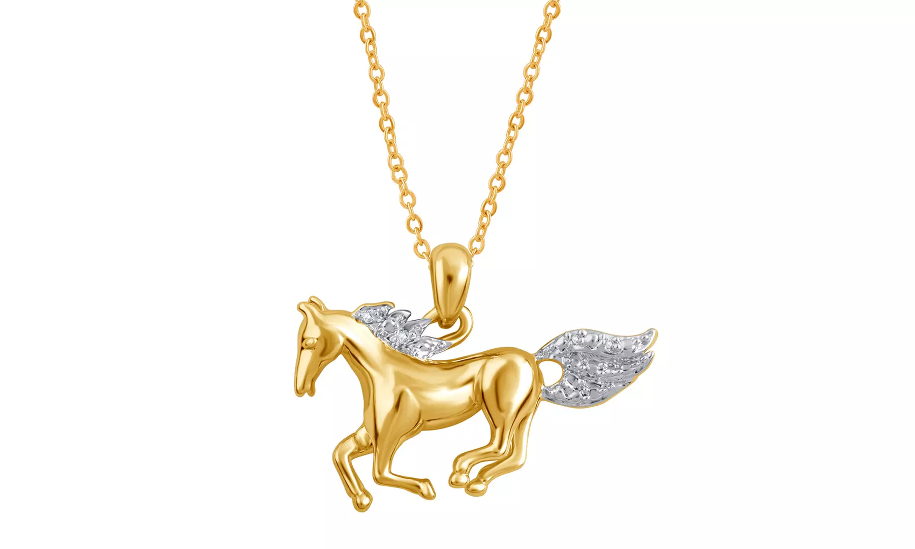 18K Gold Plated Diamond Accent Critters Pendants by Brilliant Diamond - Second Medium