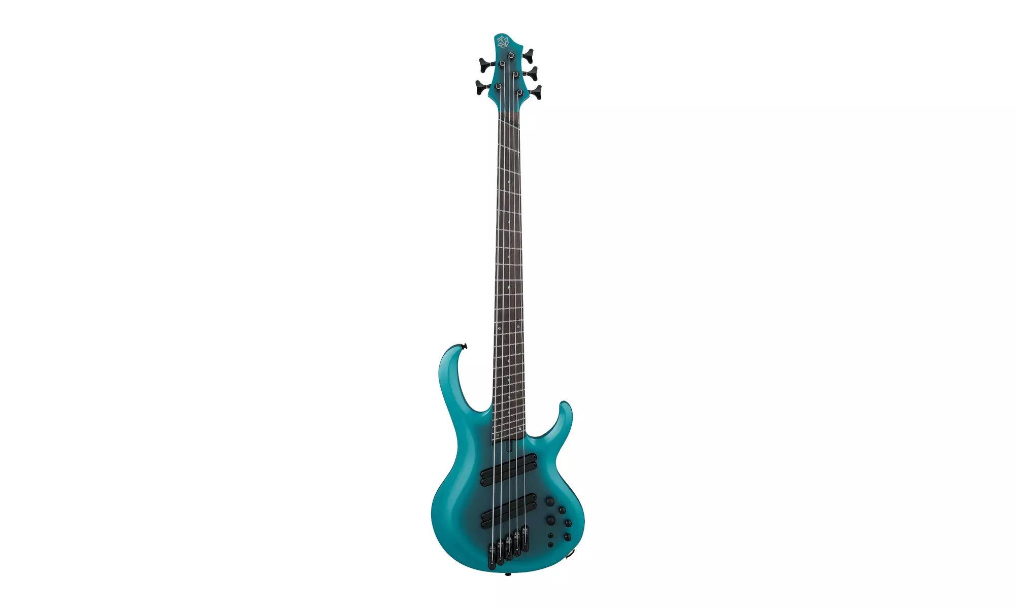 Ibanez 5-String Electric Bass Guitar with Case (Cerulean Aura Burst Matte) - Primary Image