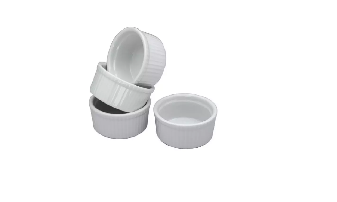 Bia Cordon Bleu 900012 4.5 oz White Porcelain Ramekin, Pack of 4 - Primary Image