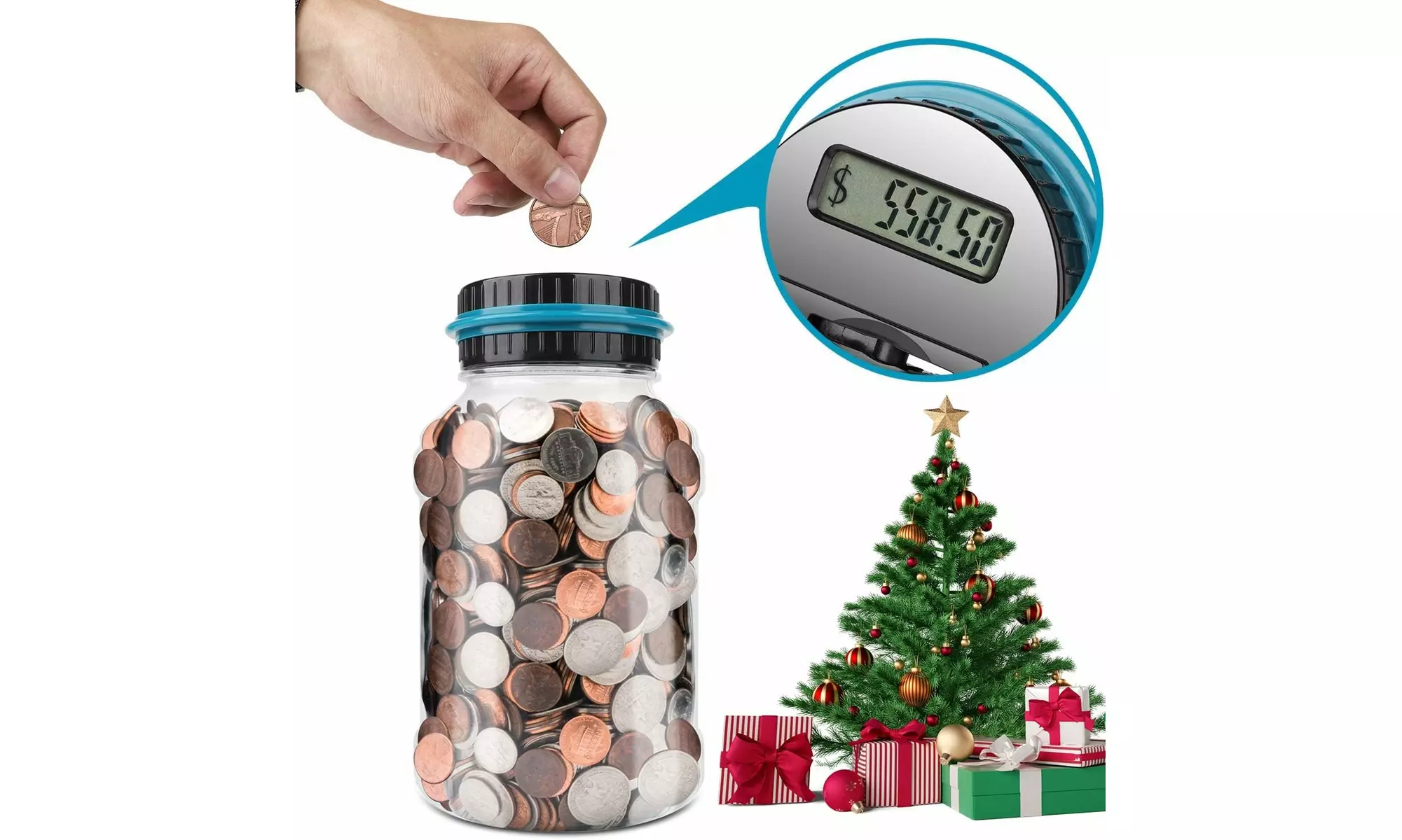DIgital Counting Money Jar Saving Bank - Primary Image