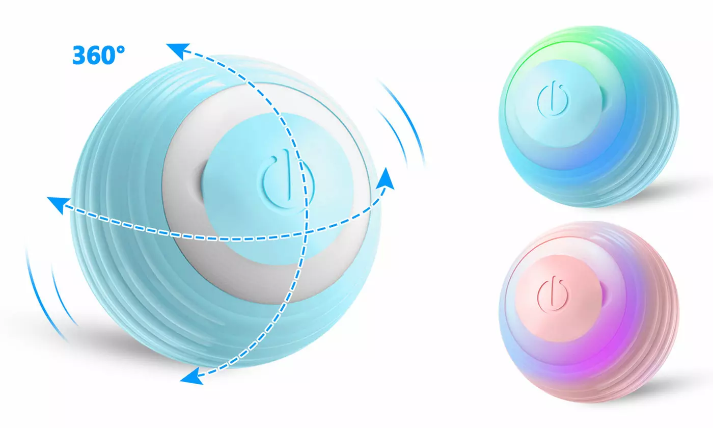 Smart Cat Ball Toys Automatic Rolling Ball Electric Cat Toy Interactive Cat Dog
