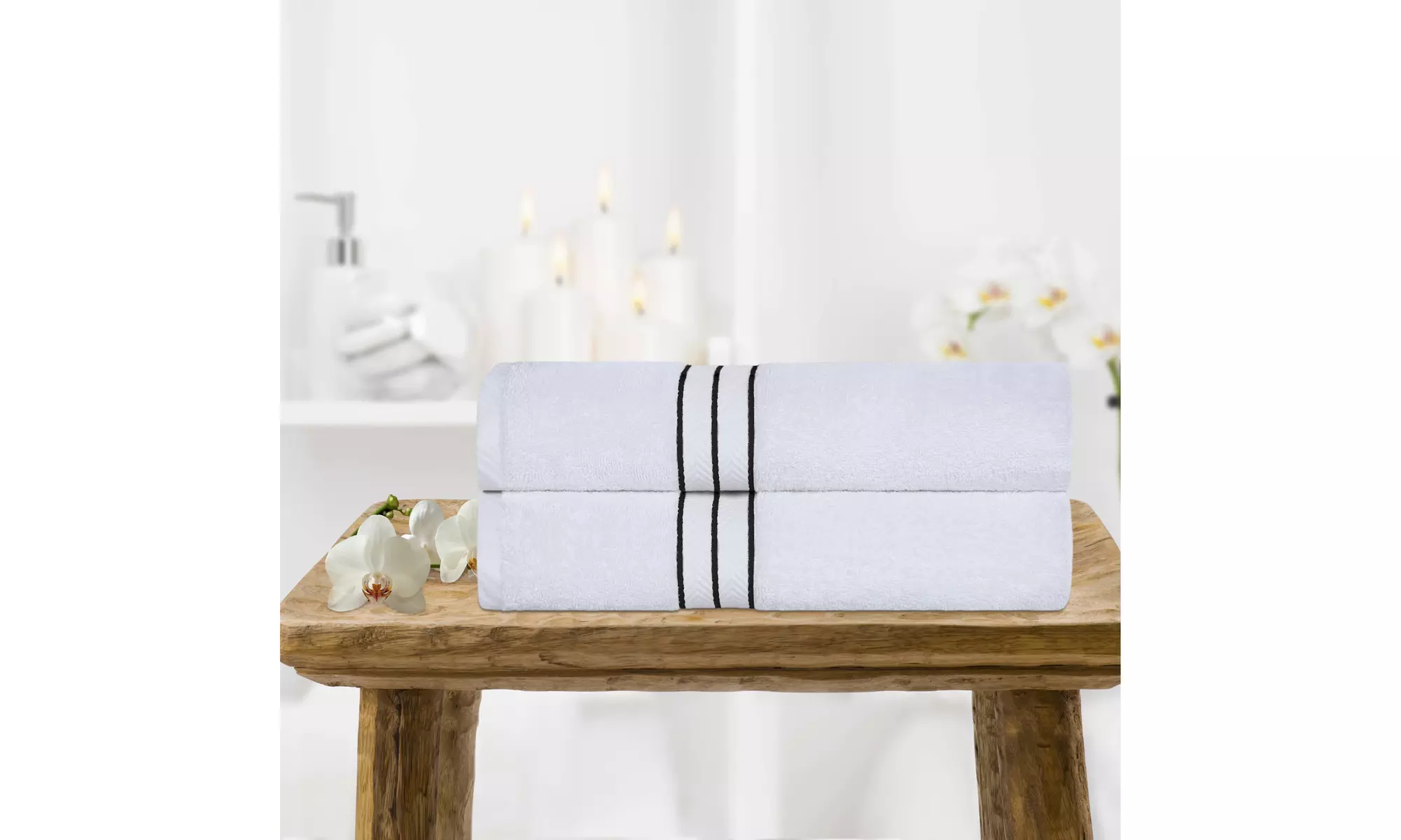 Superior Turkish Cotton Super Absorbent Hotel Collection Towel Set Collection