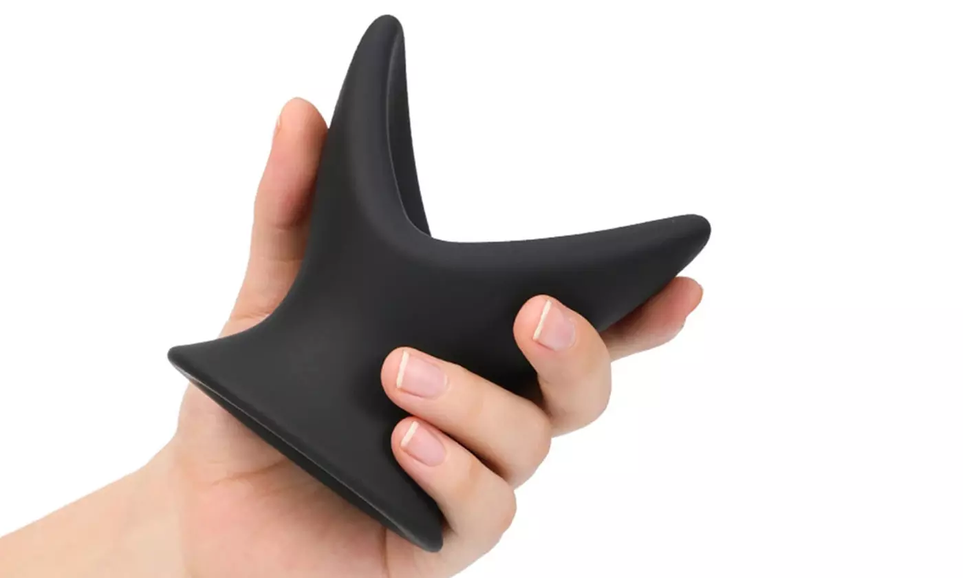Hollow Prostate Anal Plug Massager Dildo Tunnel Probe-Use Lubricants