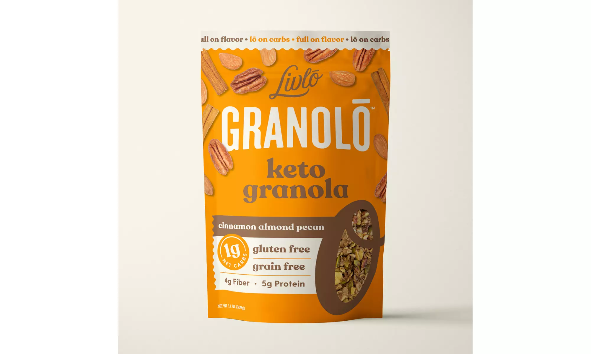 Livlo Keto Cinnamon Granola - Primary Image