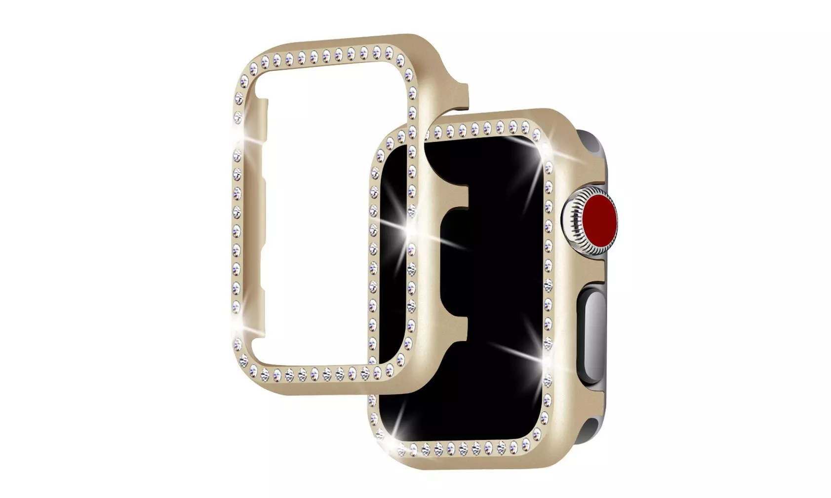 Crystal Bling Rhinestone Case Diamond Protective Cover for Apple Watch