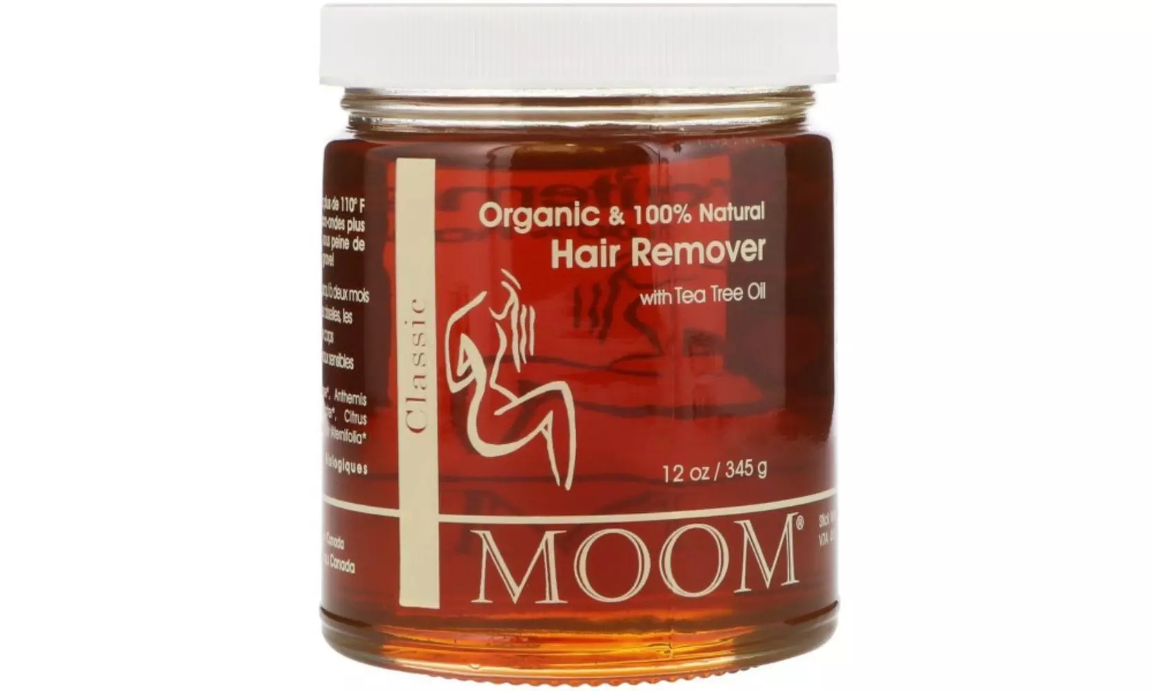 Moom Organic Hair Removal With Tea Tree Refill Jar 12 Oz - Primary Image
