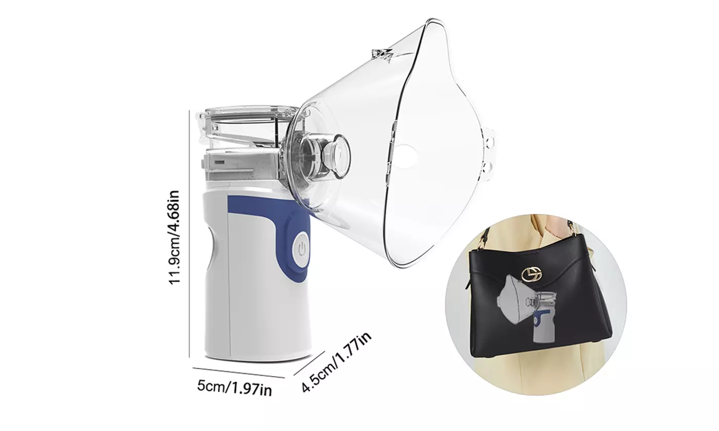 Portable Nebulizer Handheld Ultrasonic Inhaler Tiny Mist for Adult Kids