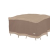 Image 1: Duck Covers Elegant 92 in. Square Patio Table & Chair Set Cover
