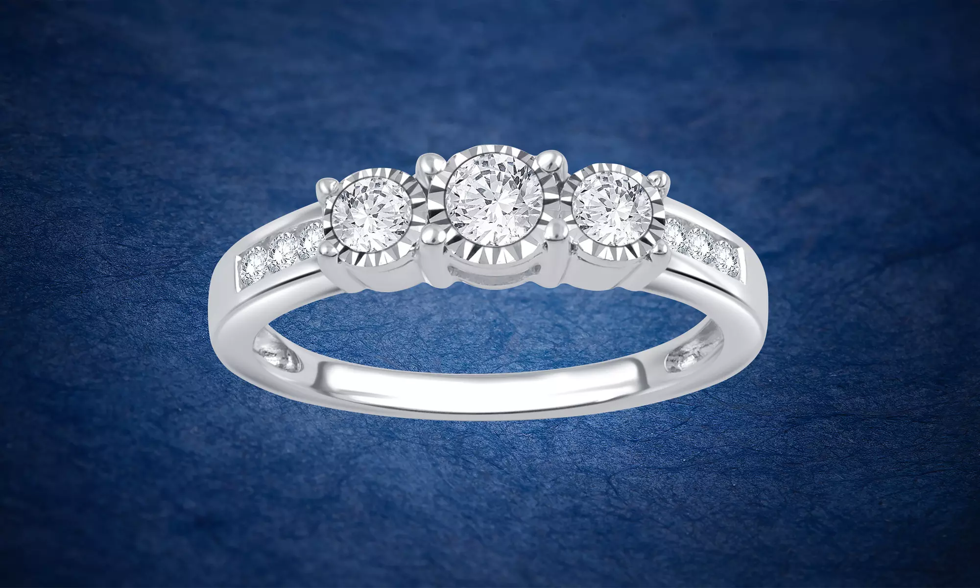 1/2 Cttw Diamond Plus Miracle Plate Ring in 10K Gold by Brilliant Diamond - Primary Image