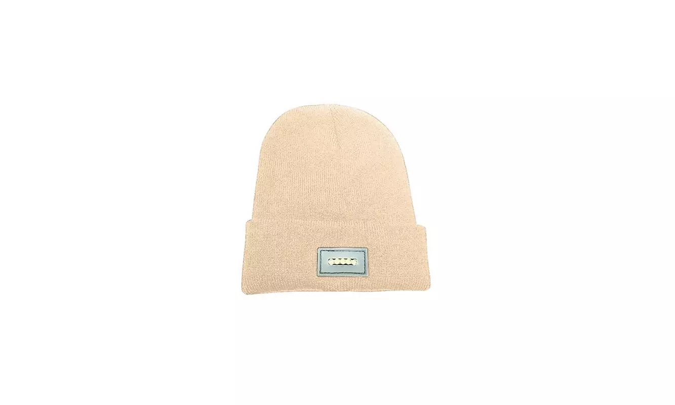 Soft and Warm Beanie Hat with Headlamp - LED Light Built-in - Second Medium