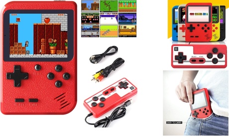 Portable Handheld Game 400 Built-in Games Console Portable Handheld Game Red