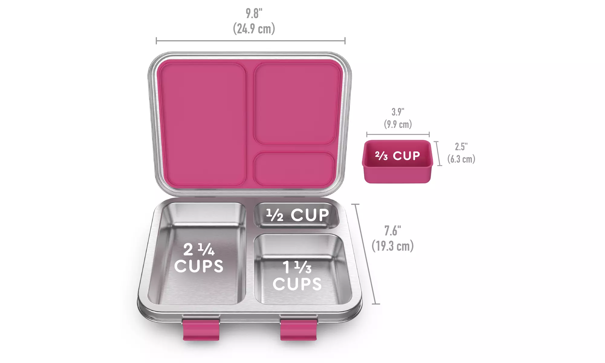 Bentgo Kids Stainless Steel Leak-Resistant Lunch Box
