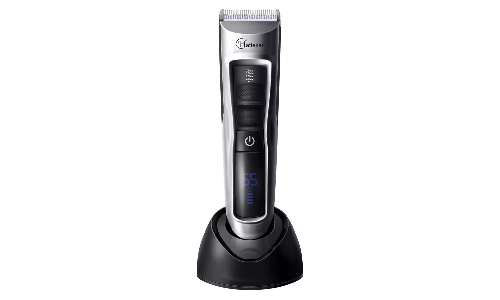 Hatteker HC-572 Titanium Ceramic Blade Multi-Grooming Hair Clipper 12pc. Set - Primary Image