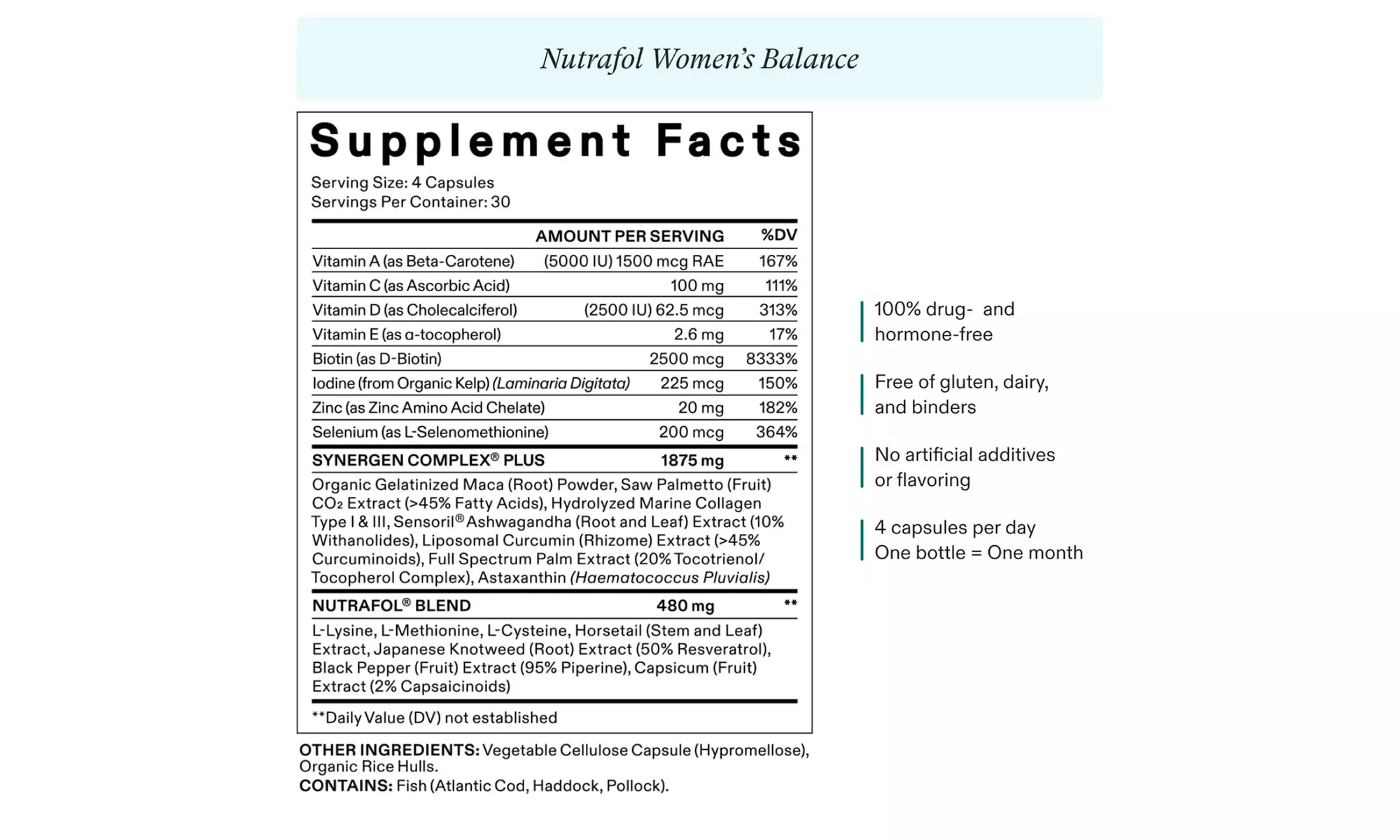Nutrafol Hair Growth Supplements 