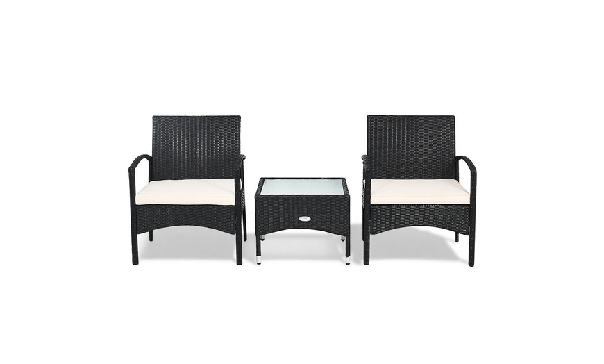 Up To 57% Off On Costway 3 PCS Patio Wicker Ra... | Groupon Goods