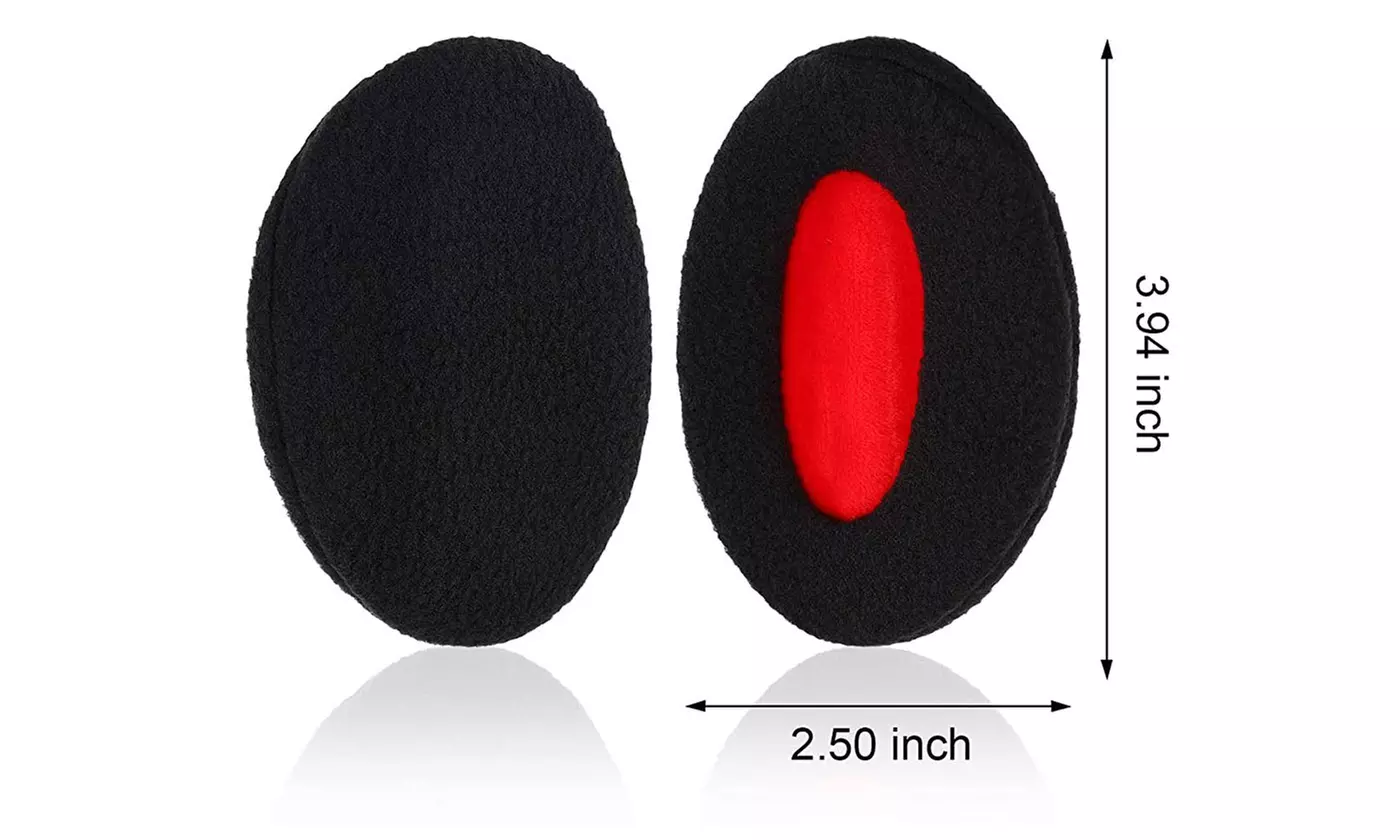 6 Pairs Bandless Ear Warmers Winter Bandless Fluffy Fleece Earmuffs