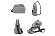Men Cycling Sling Bags Hiking Crossbody Backpack with USB Charging Port - Second Medium