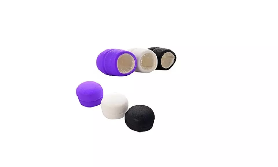  3 Pc Set - Magic Wand Massager Silicone Foam Head Replacement  - Primary Image