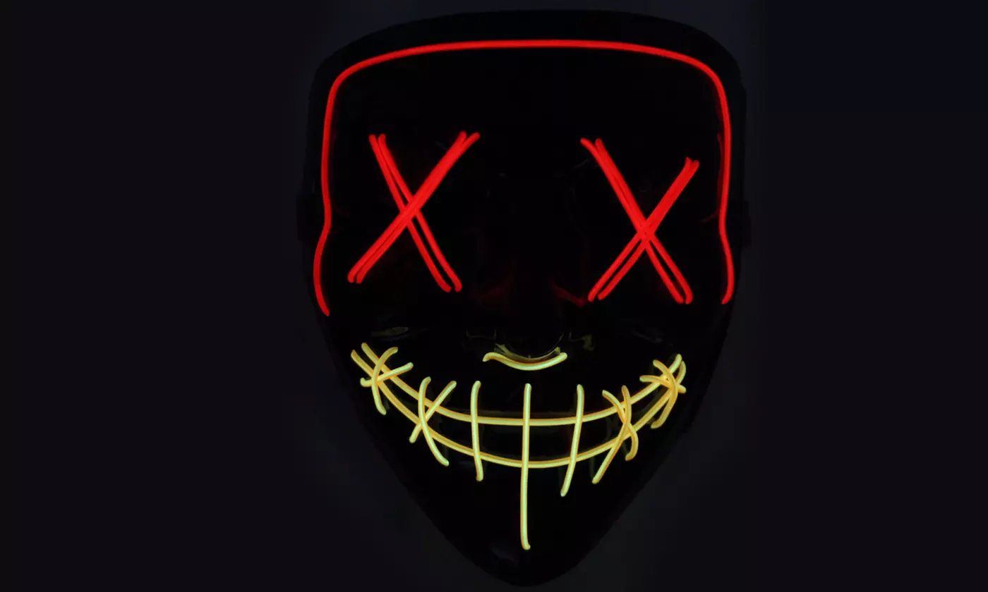 Halloween LED Purge Mask Light Up Funny Masks