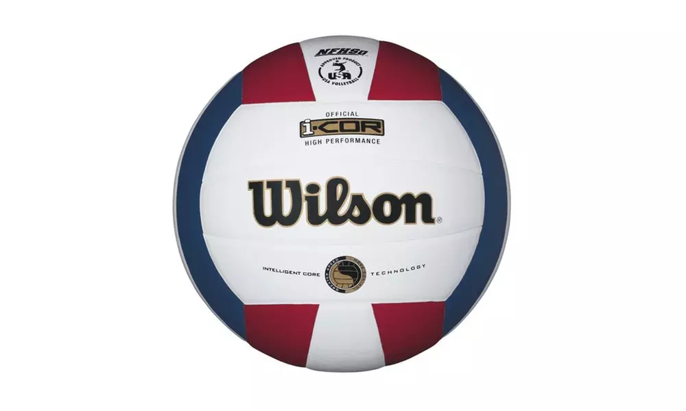 Wilson i-COR High Performance Volleyball Red/White/Blue - Primary Image