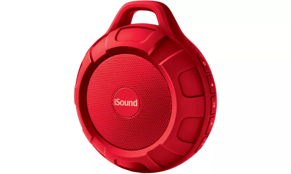 Isound Isound-6706 Duratunes Water-resistant Bluetooth Speaker (red) - Primary Image