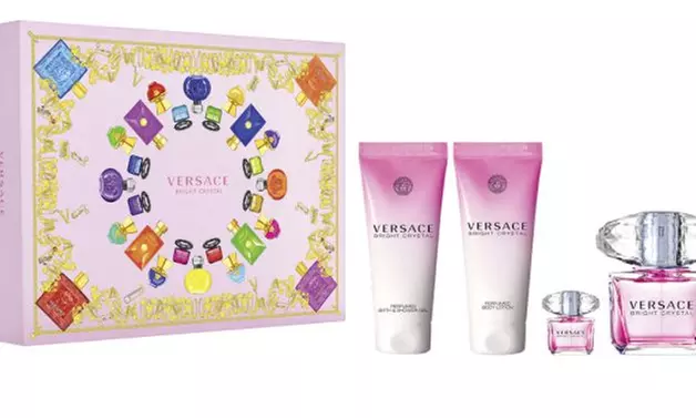Versace Bright Crystal Eau de Toilette 4PCS Gift Set For Women