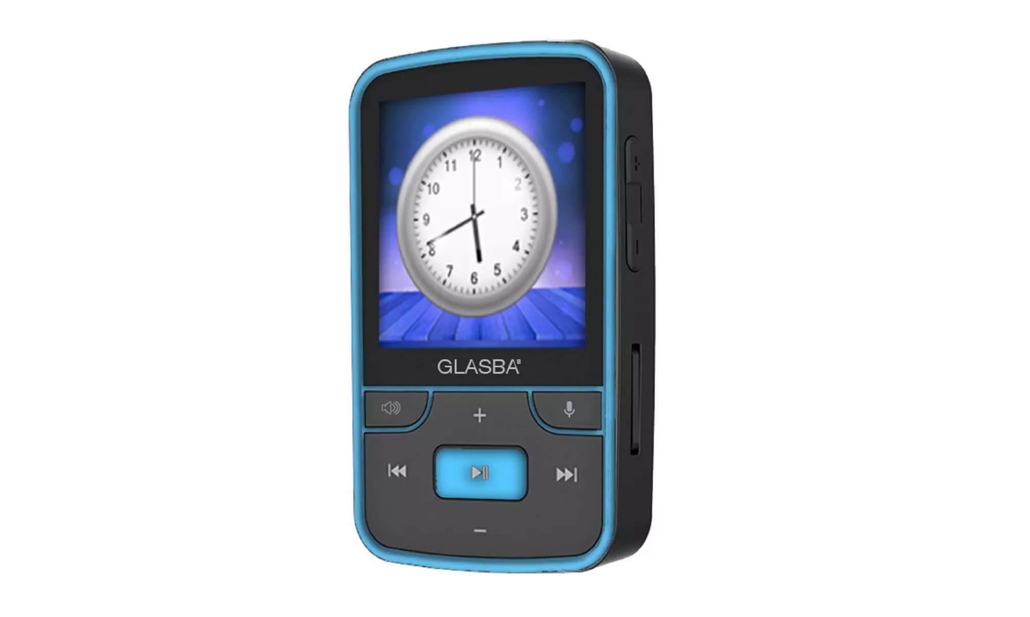 Samvix Glasba Plus 8GB Bluetooth MP3 Player with Internal Games (Blue) - Primary Image