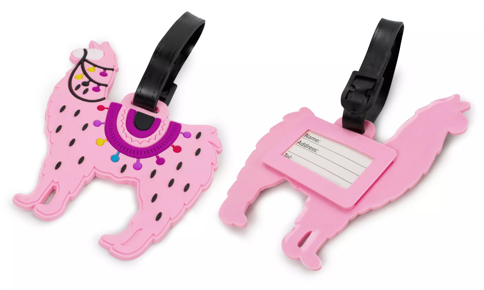 Miami CarryOn 2-Piece Novelty Luggage Tags
