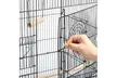 59.3''H Large Cockatiel Parakeet Finch Canary Cage Bird Cage With Stand, Black - Second Medium