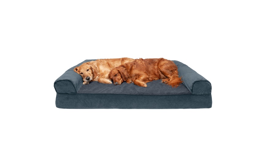 furhaven deluxe orthopedic pet bed