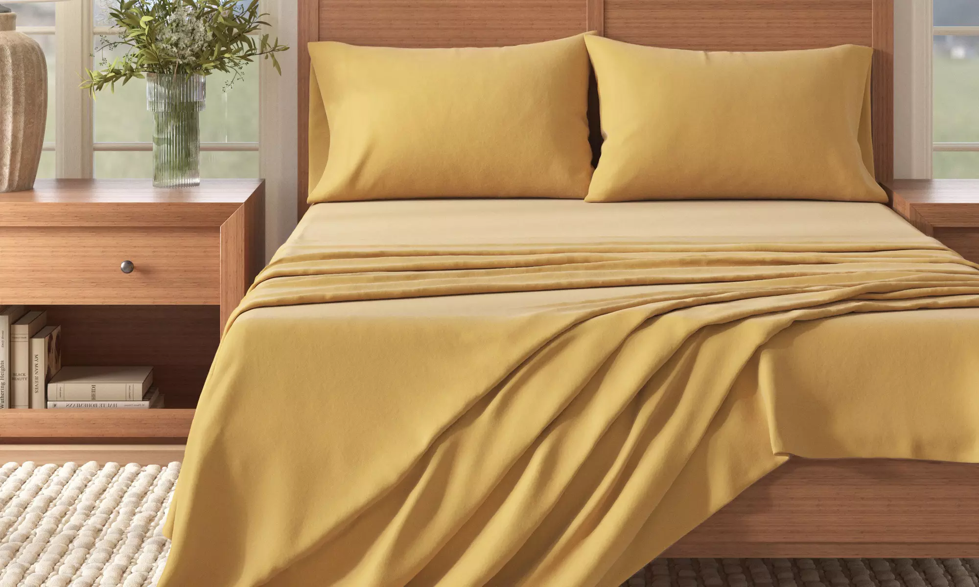 FreshFolds Premium Turkish Cotton Flannel Sheet Set
