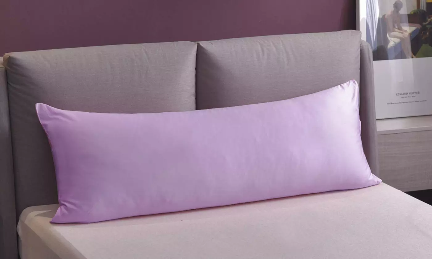 Body Pillow Cover Cotton Fabric Envelope Closure Long Body Pillow Pillowcase