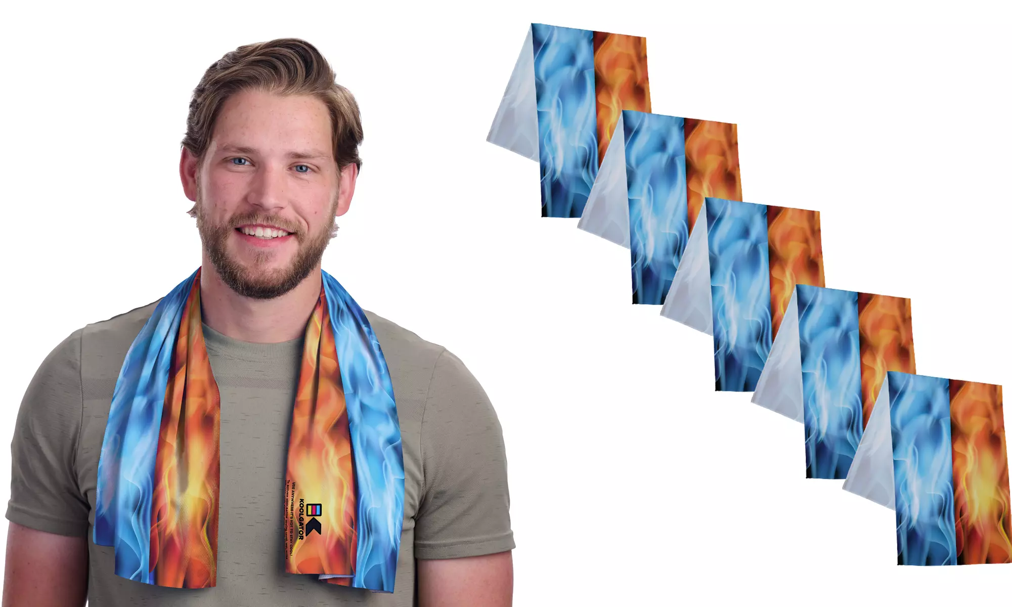 KOOLGATOR Dual Purpose SPF 30 Cooling Towel