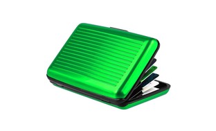 Zodaca Green Business Aluminum ID Credit Card Wallet Case Holder Metal