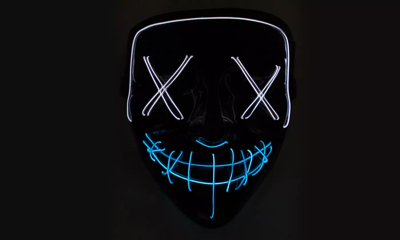 Halloween LED Purge Mask Light Up Funny Masks
