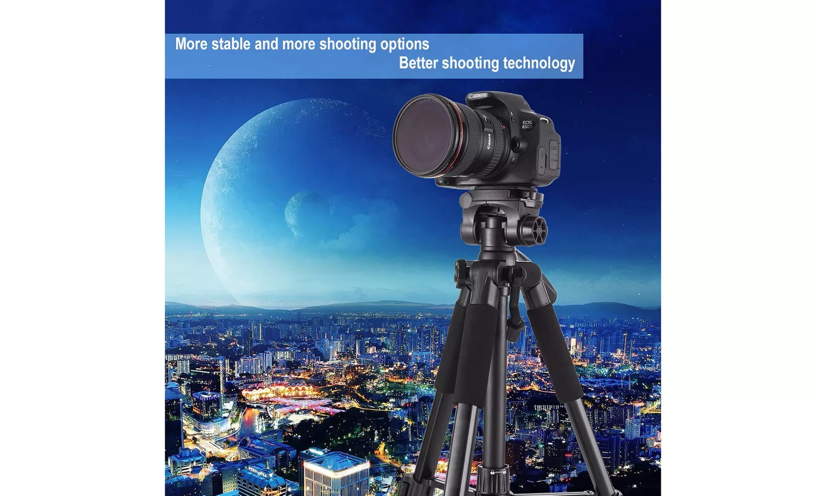 Portable Tripod for Camera And Video With Carrying Case - Second Medium